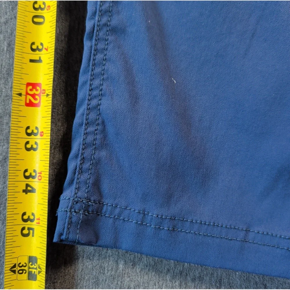 prAna Brion Slim Fit Pants Mens 32x35 Tall Blue Outdoor Gorpcore Granola Hiking